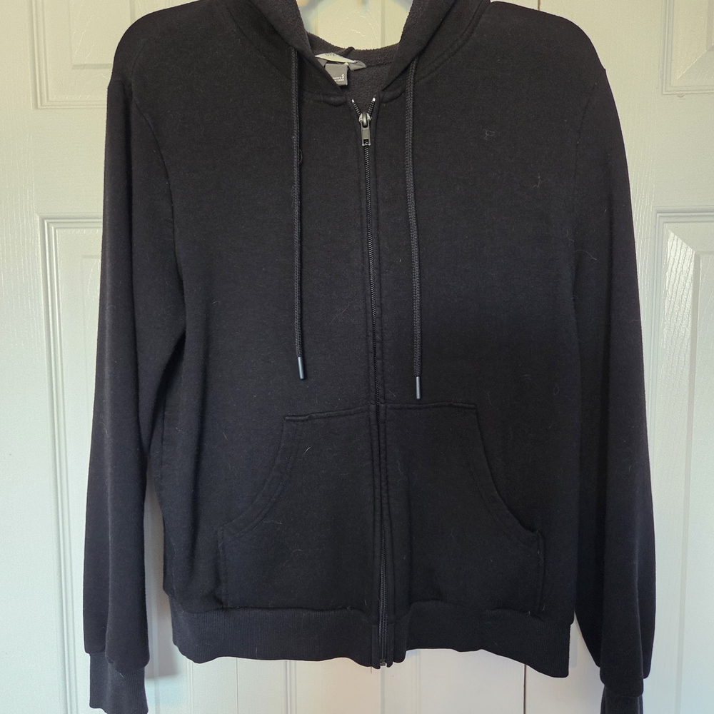 Eddie Bauer Women's Black Zip-Up Fleece